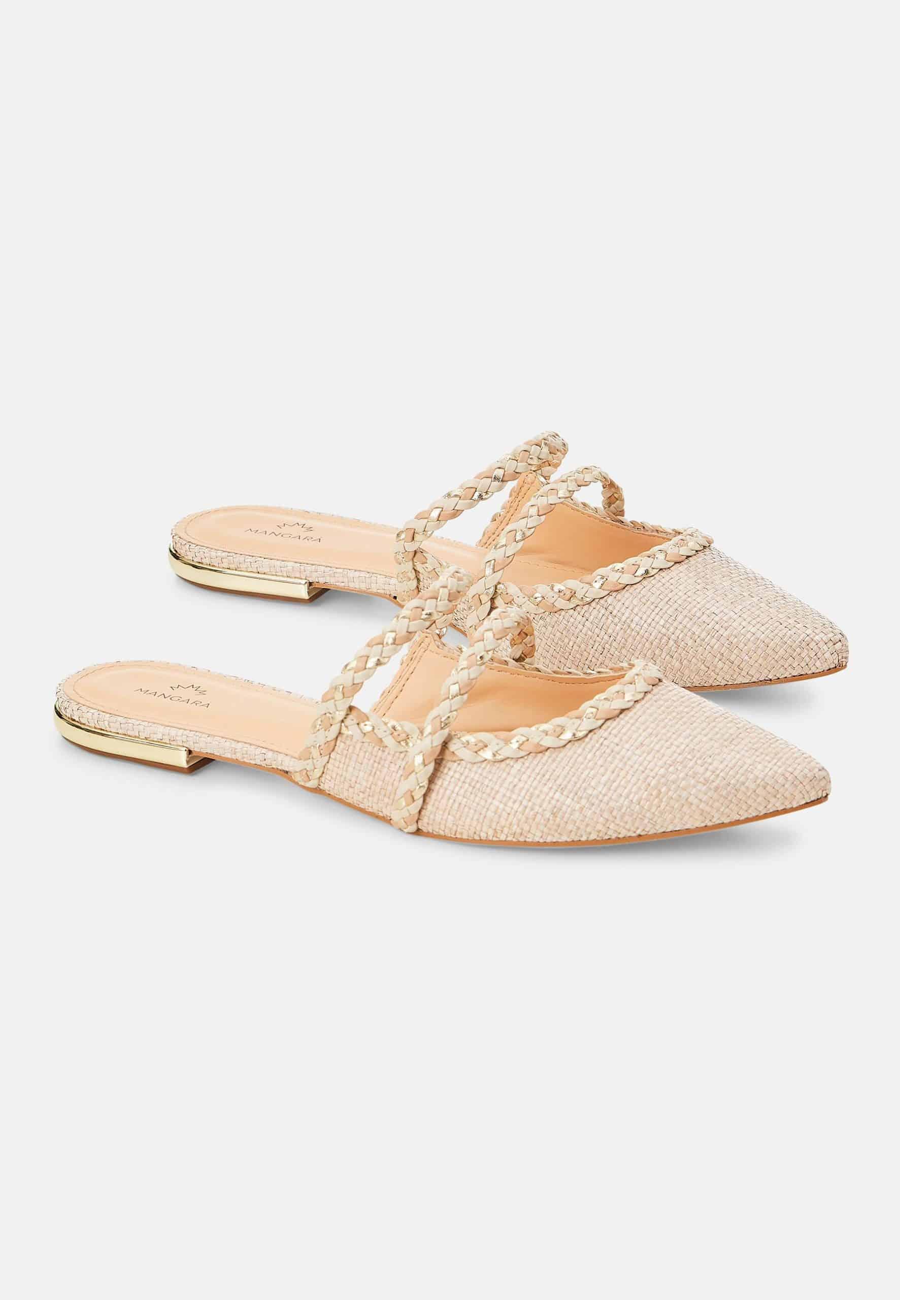 Mangará Amburana Women's Mules - Beige