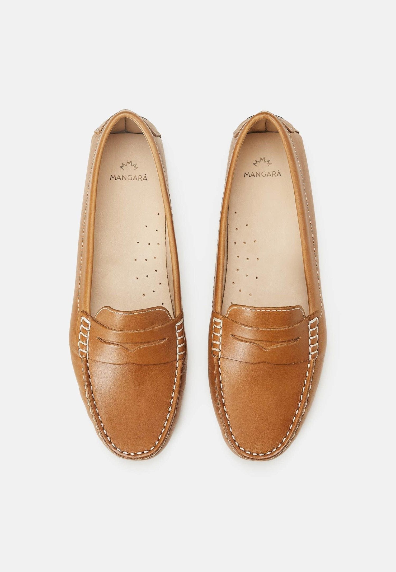 Mangará Anginco Women's Loafers- Leather - Penny Loafers