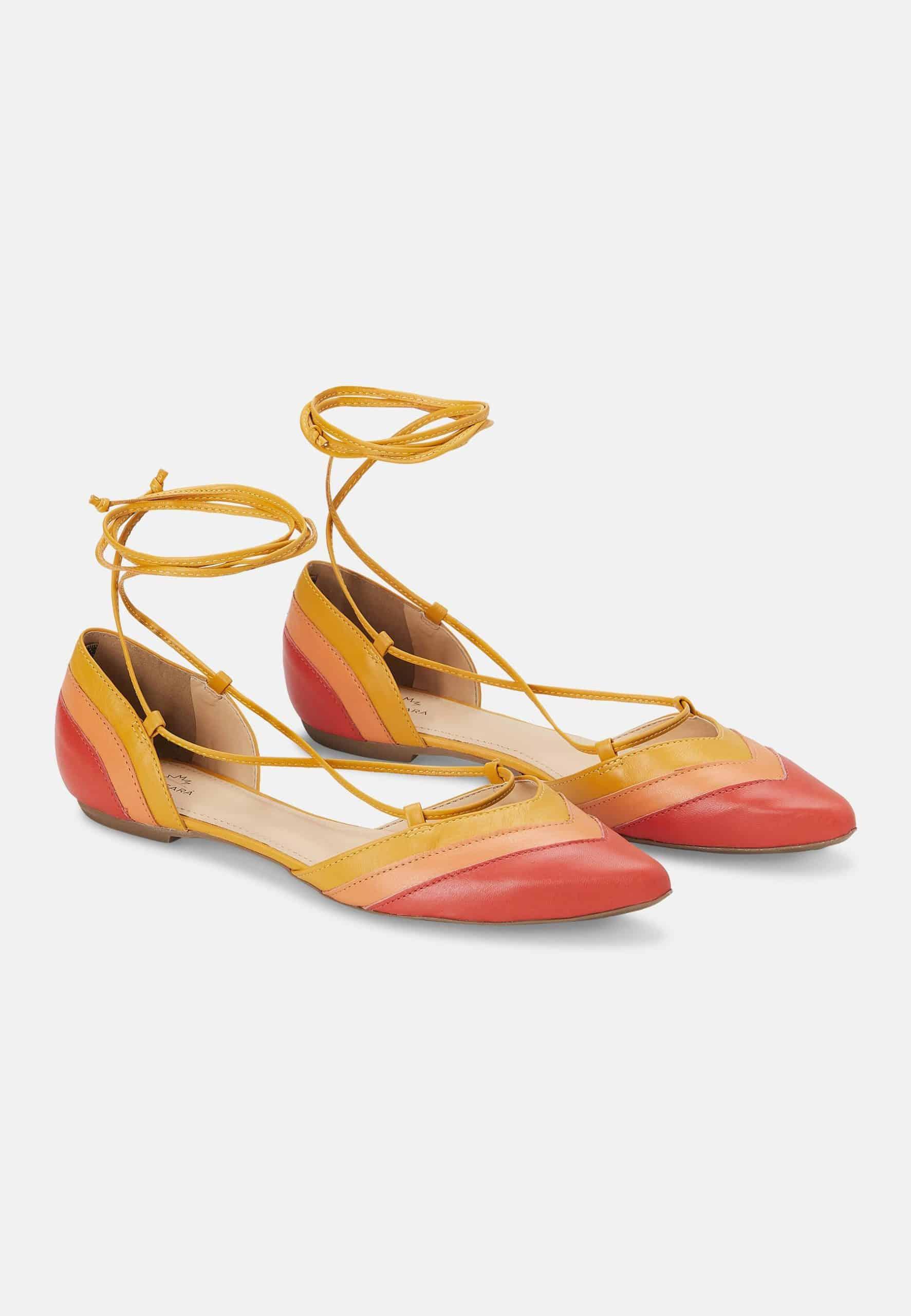 Mangará Cereja Women's Sandales - Leather - Red